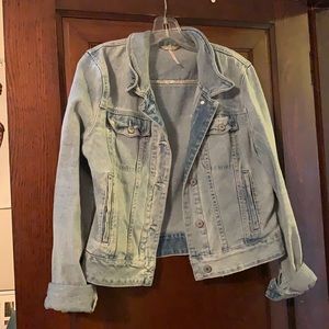 Free people light jean jacket